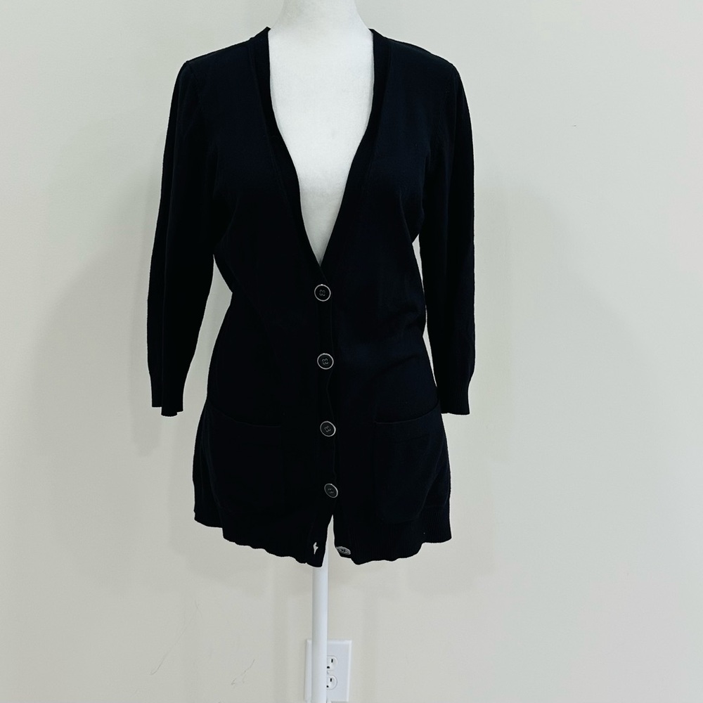 Cache Cardigan Sweater Women’s Black Size M‎